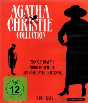 Agatha Christie Collection - Tod auf dem Nil - Mord im Spiegel - Das Böse unter der Sonne - Blu-ray - Neu & OVP